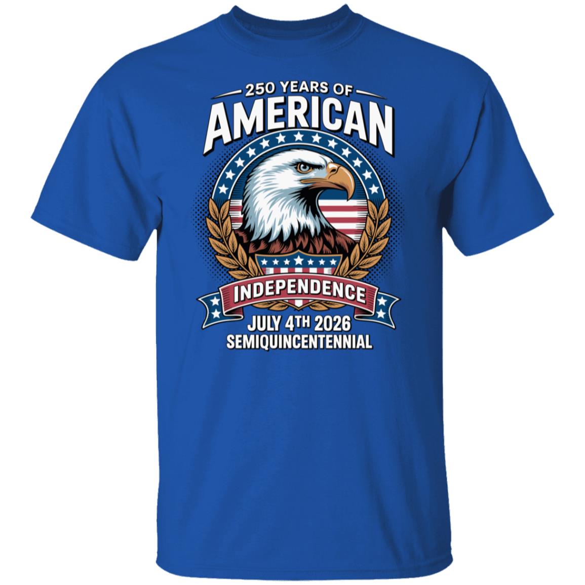 American 250 Years Independence Eagle - July 4th 2026 Dark Shirt LM32 895247 - Image 9