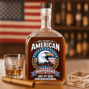 American 250 Years Independence Eagle - July 4th 2026 Whiskey Bottle LM32 895251
