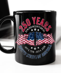 Alternative view of American 250 Years Semiquincentennial â€“ Patriotic Gift 2026 Black Mug