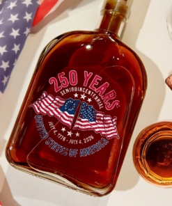 Alternative view of American 250 Years Semiquincentennial – Patriotic Gift 2026 Whiskey Bottle