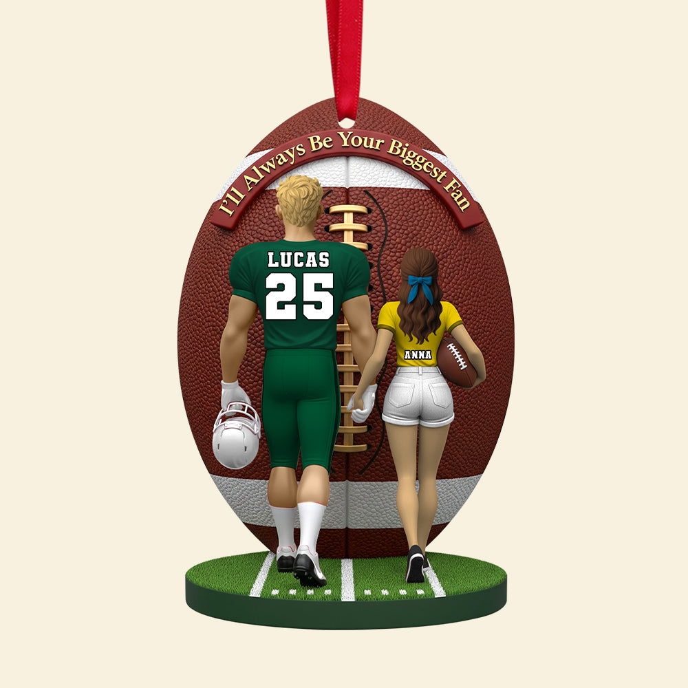 American Football Couple Personalized Gifts For Him Christmas Ornament 02natn030925 - Image 5