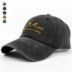 Alternative view of American Independence Freedom Liberty Patriotic Washed Denim Baseball Cap LM32 895143
