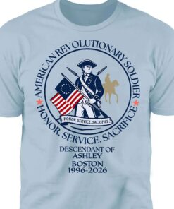 Alternative view of American Revolutionary Soldier Shirt | Happy 250th Birthday USA | America 250th Anniversary | 4th Of July Shirt | Independence Day Shirt