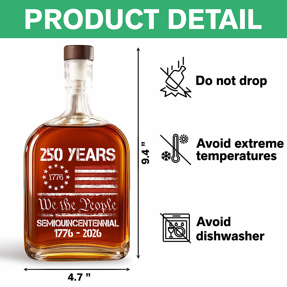 America’s 250th Anniversary United States Semiquincentennial Whiskey Bottle HO82 900340 - Image 7