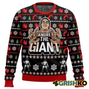 Andre The Giant Ugly Sweater - Grishko.com