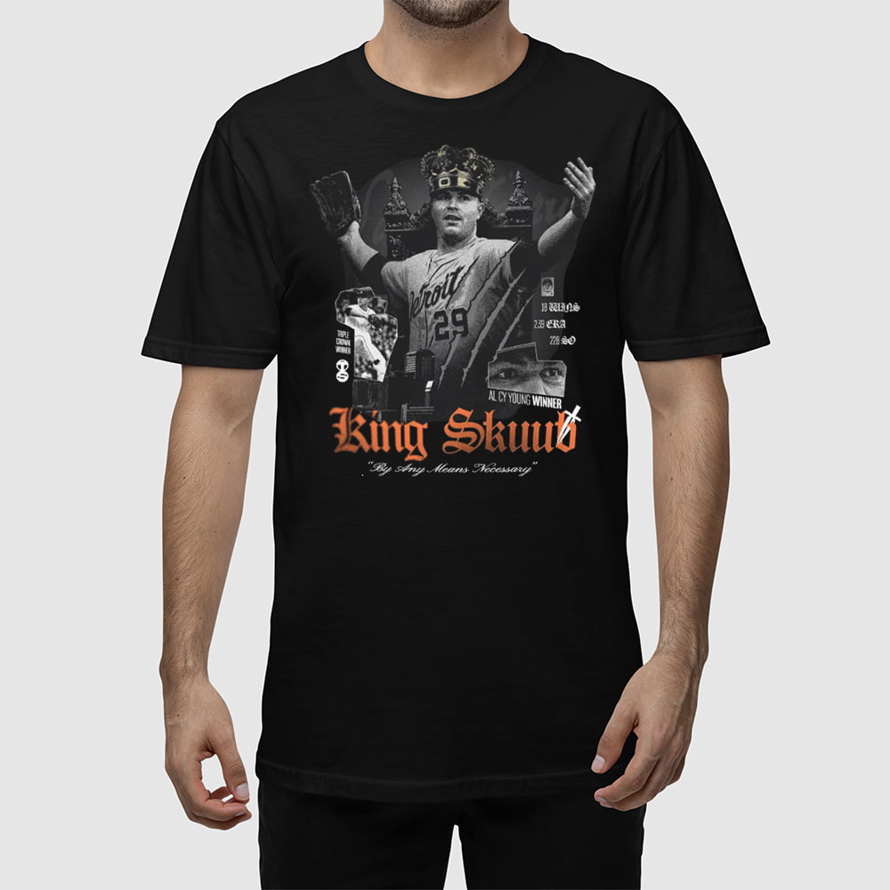 Alternative view of Andy Ibanez Tarik Skubal King Skuub Shirt
