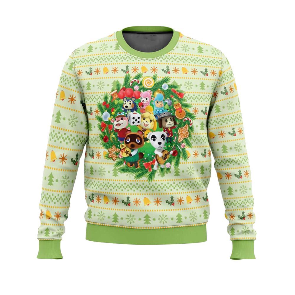 Alternative view of Animal Festival Christmas Ugly Sweater - Grishko.com