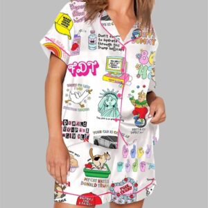 Alternative view of Anti Maga Resist Pajama Set