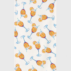 Aperol Spritz Trio Watercolor Beach Towel