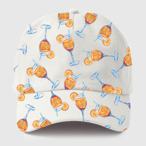 Aperol Spritz Trio Watercolor Hat