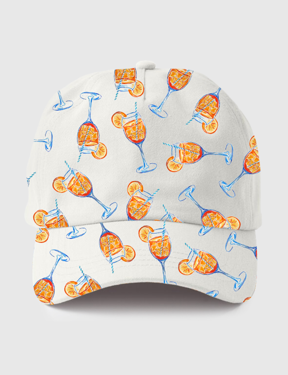 Aperol Spritz Trio Watercolor Hat