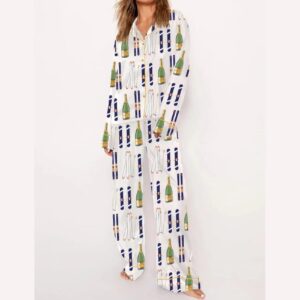 Alternative view of Apres Ski Champagne Snowboard Pajama Set