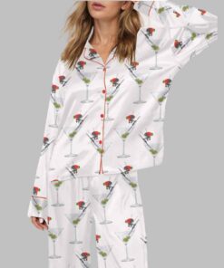Apres Ski Dirty Martini Satin Pajama Set