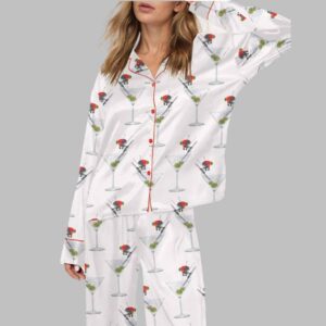 Apres Ski Dirty Martini Satin Pajama Set