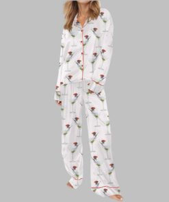 Alternative view of Apres Ski Dirty Martini Satin Pajama Set