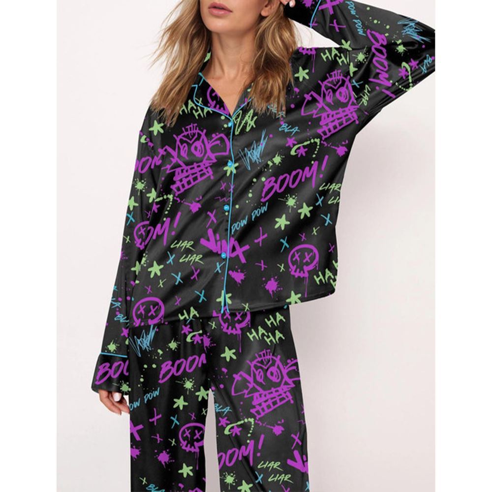 Arcane Jinx Graffiti Pajama Set For Women - Image 3