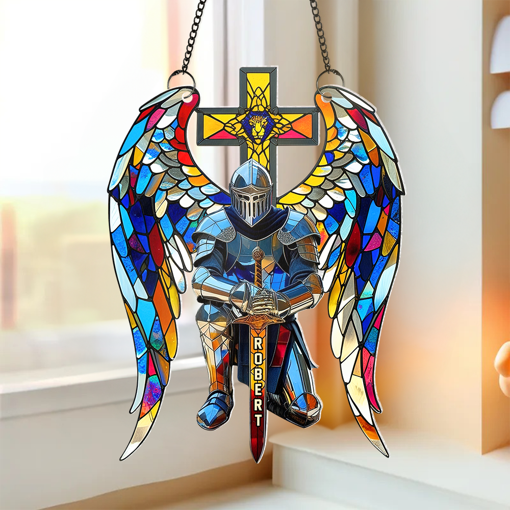 Armor of God Suncatcher Ornament- Personalized Gifts For Christian 06TGPU080725 - Image 4