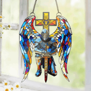 Alternative view of Armor of God Suncatcher Ornament- Personalized Gifts For Christian 06TGPU080725