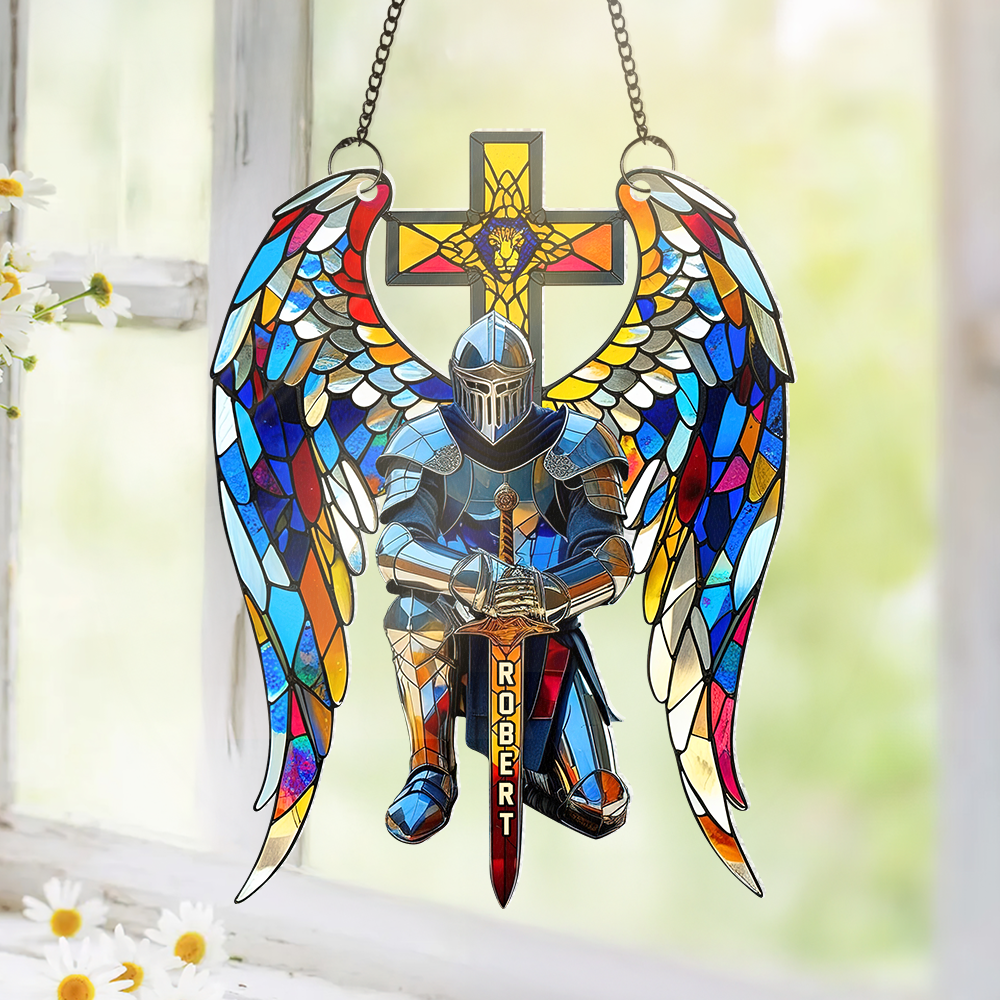 Alternative view of Armor of God Suncatcher Ornament- Personalized Gifts For Christian 06TGPU080725