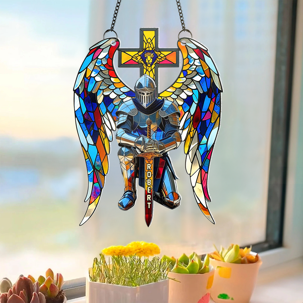 Armor of God Suncatcher Ornament- Personalized Gifts For Christian 06TGPU080725 - Image 3