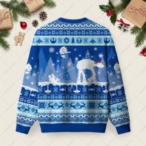 Alternative view of AT Snow Walker Christmas Ugly Christmas Fuzzy Fleece Sweatshirt