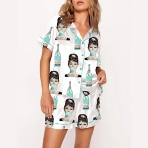 Alternative view of Audrey Hepburn Tiffany's Champagne Pajama Set