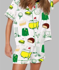 Alternative view of Augusta Masters Golf Tournament Golf Print Pajama Set