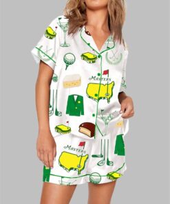Augusta Masters Golf Tournament Golf Print Pajama Set