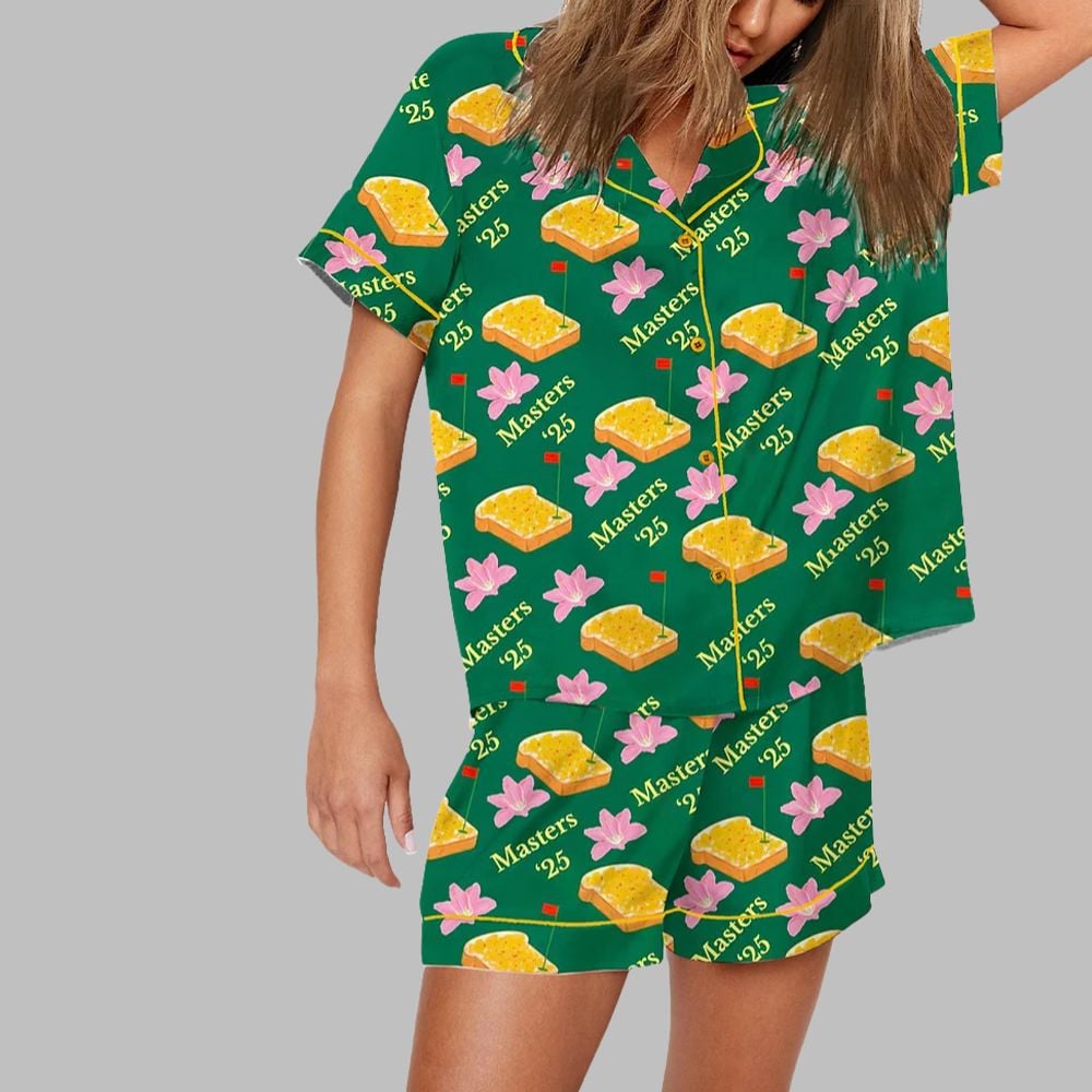 Alternative view of Augusta Tournament 2025 Golf Lover Print Pajama Set