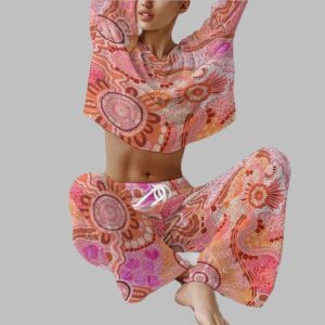 Alternative view of Australian Aboriginal Pajama Set