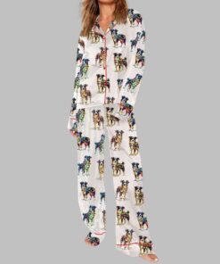 Alternative view of Australian Shepherd With Lights Pajama Set