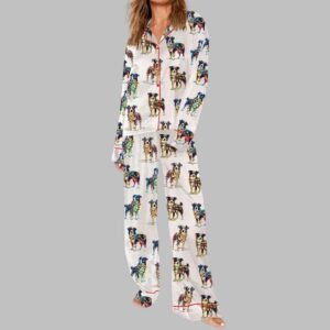 Alternative view of Australian Shepherd With Lights Pajama Set