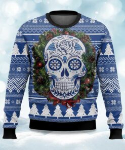 Awesome Sugar Skull Ugly Christmas Sweater