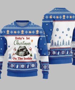 Alternative view of Baby 1st Christmas On The Inside Ugly Sweater Christmas 2025 