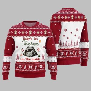 Baby 1st Christmas On The Inside Ugly Sweater Christmas 2025 - Grishko.com