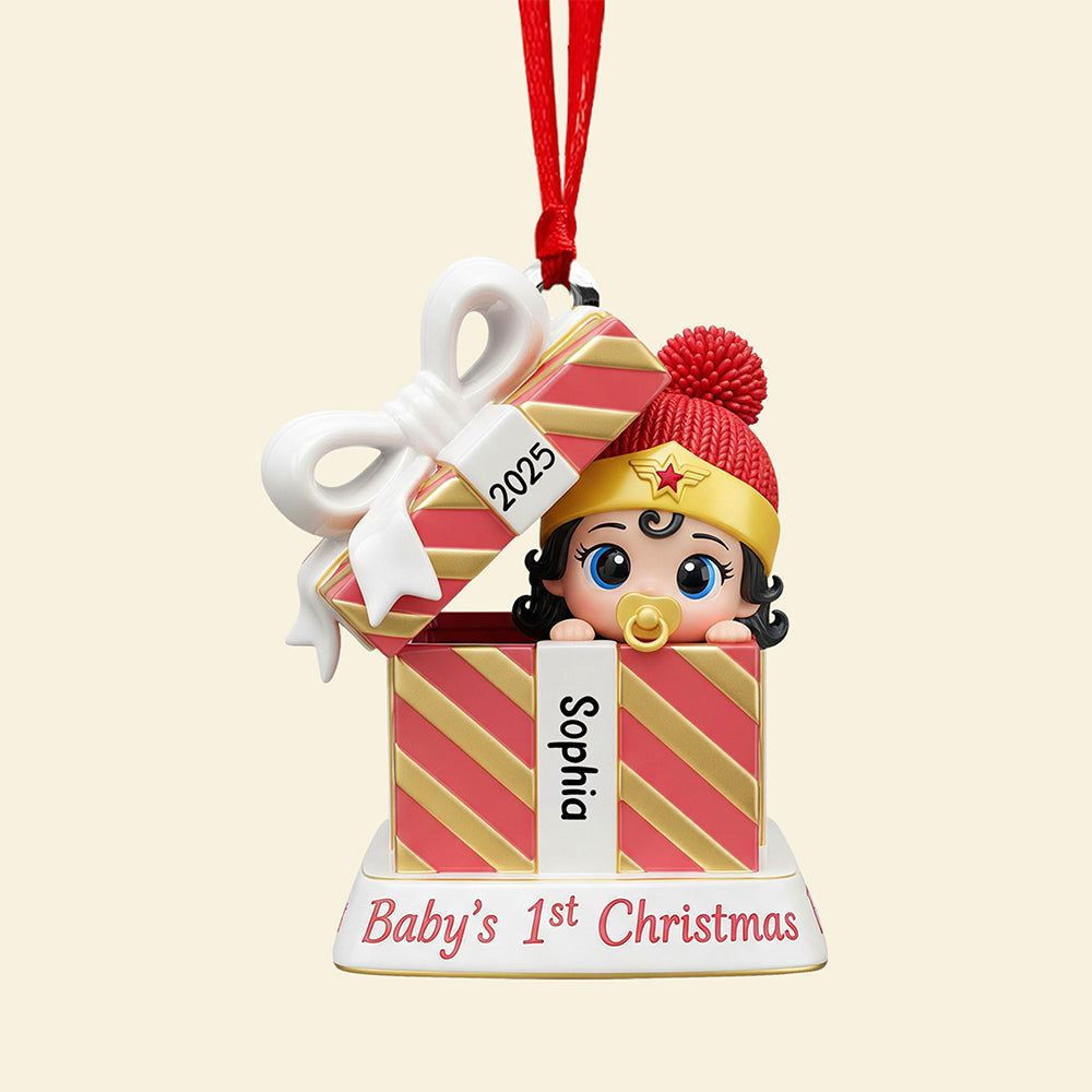 Baby’s First Christmas Ornament - Personalized Gifts For Kids 05naqn200825 - Image 4
