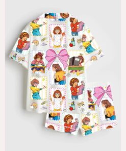 Alternative view of Back To School Teacher Junie B Jones Coquette Bow Pajama Set