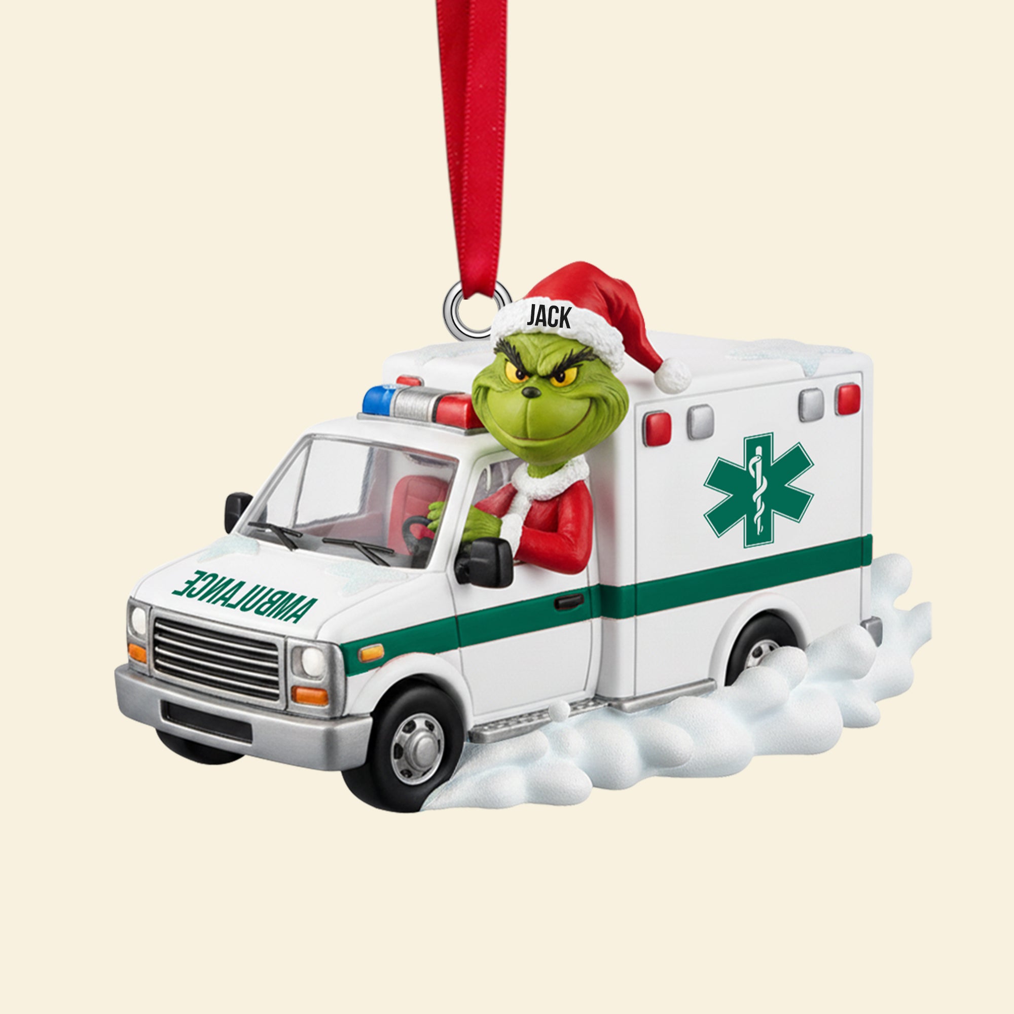 Badass Paramedic Christmas Ornament, Personalized Gifts For Paramedic 01qhtn130925 - Image 4