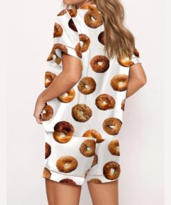 Alternative view of Bagel Satin Pajama Set