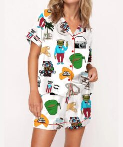 Baile Inolvidable Puerto Rico Satin Pajama Set