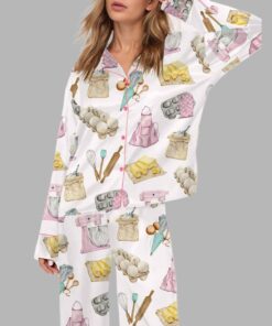 Bakery Silky Satin Pajama Set