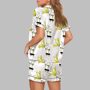 Alternative view of Banana Takes Off Clothes Print Pajama Set