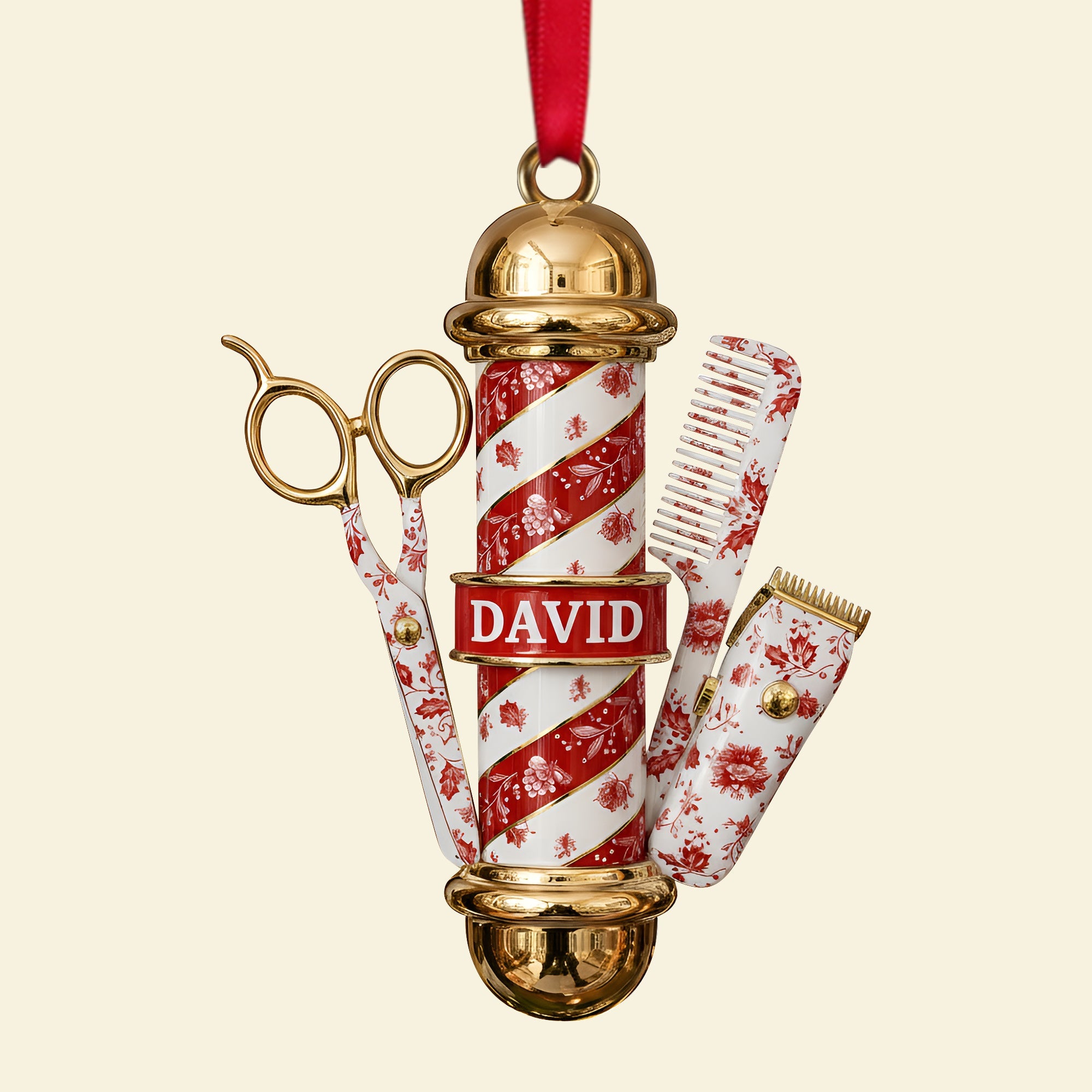 Barber's Essentials Ornament - Personalized Gifts For Barber 01PGLU111025 - Image 6