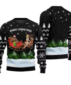 Barry Christmas Ugly Christmas Sweater 
