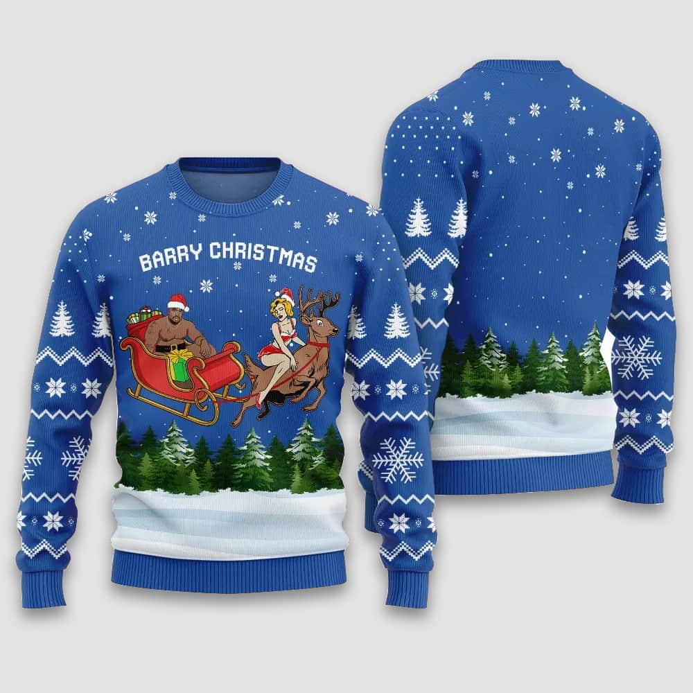 Barry Christmas Ugly Christmas Sweater