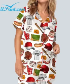 Alternative view of Baseball Player Pajama Set