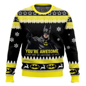 Batman You're Awesome Ugly Christmas Sweater