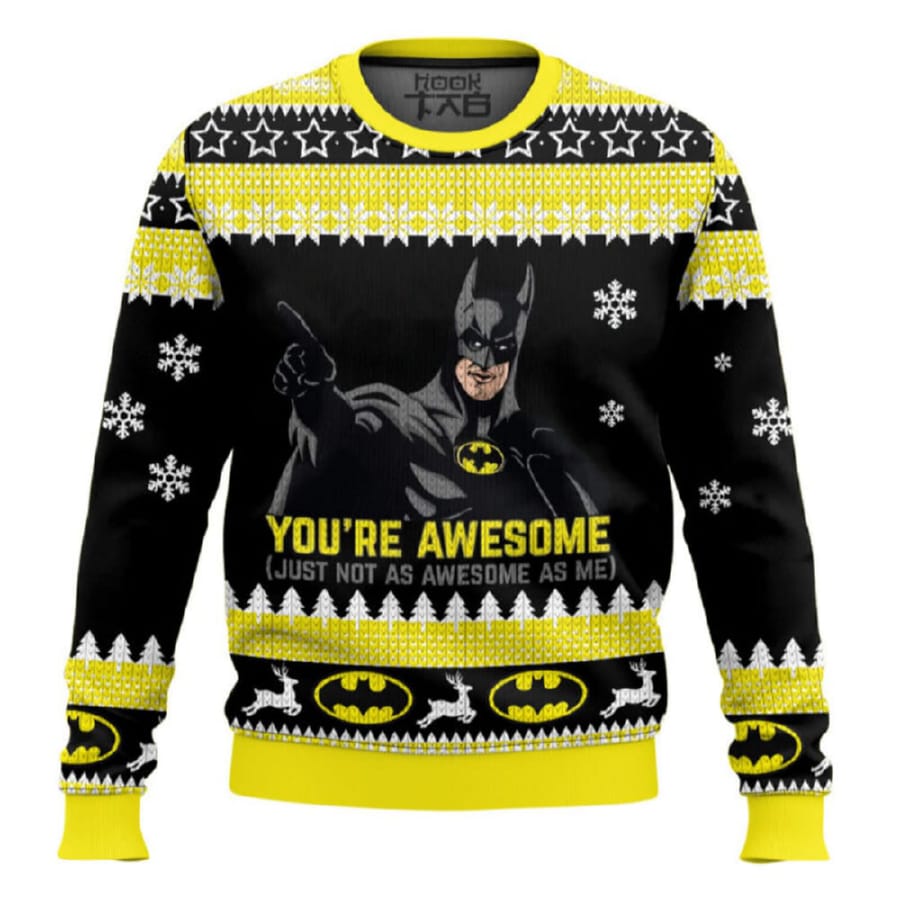 Batman You're Awesome Ugly Christmas Sweater