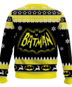 Alternative view of Batman You're Awesome Ugly Christmas Sweater