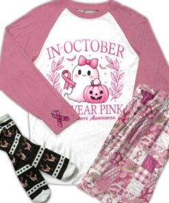 BCAM Raglan Lounge Pajamas In October We Wear Pink